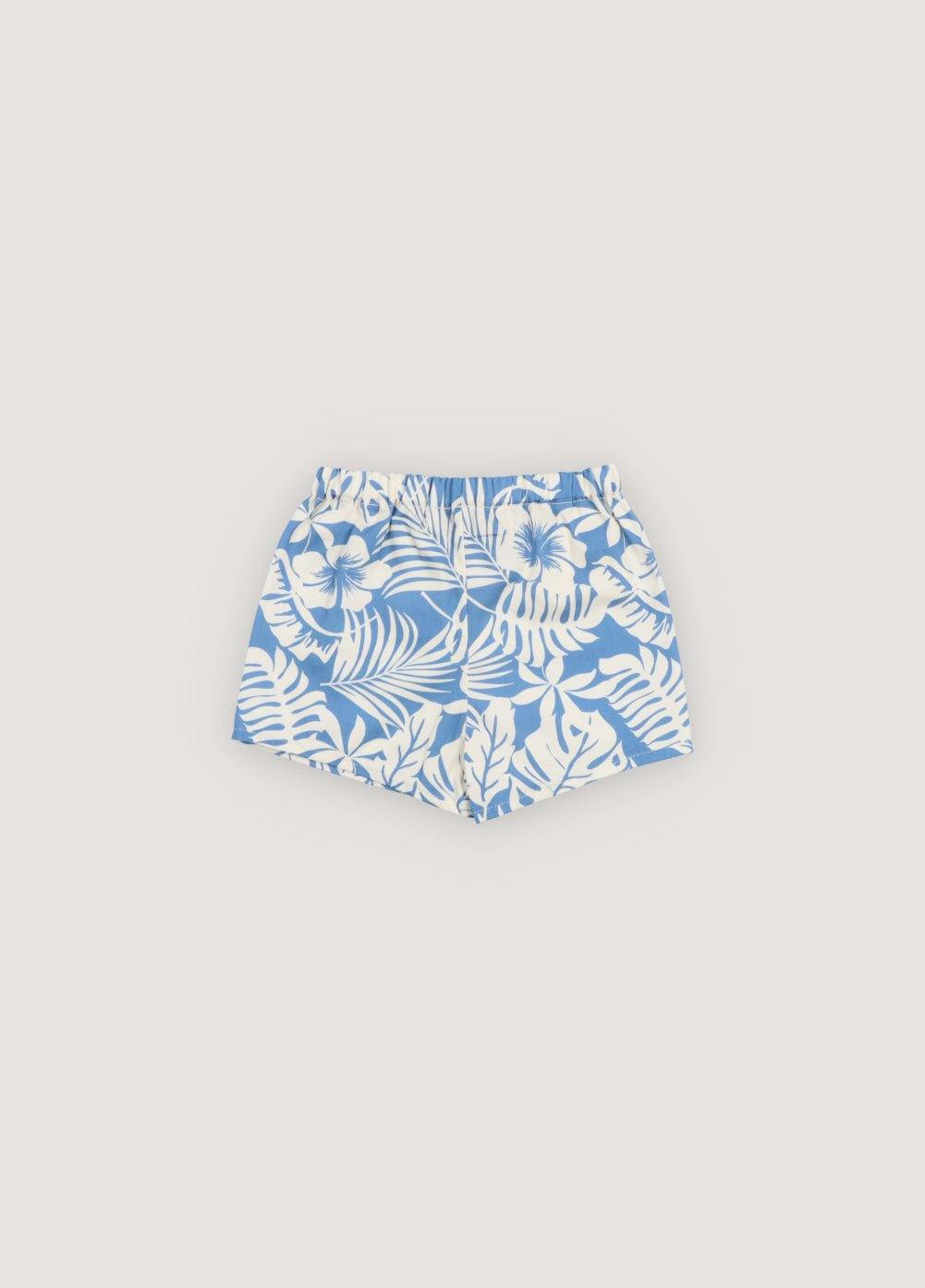 Garden Baby Bermuda Tropical Print