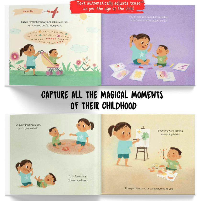 Me and My Sibling: Besties Forever! (Personalized Book about Siblings)
