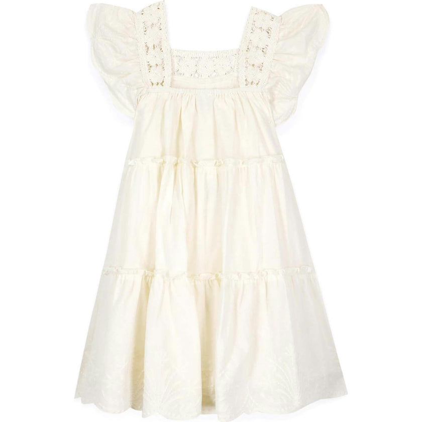 BONTON Nereide Dress - Ecru Bonton