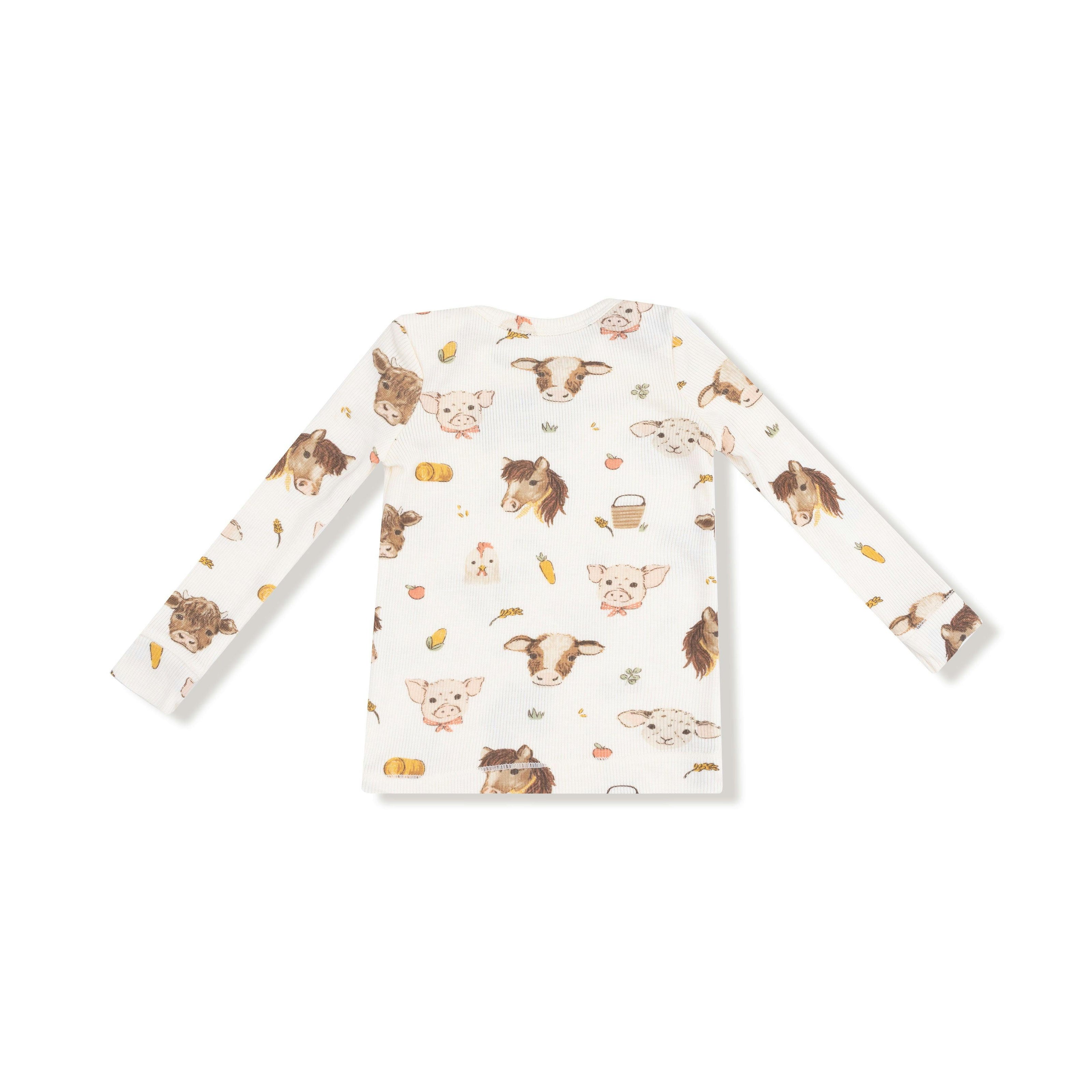 Vintage Baby Farm Animals - Loungewear Set