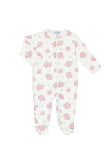 Hydrangeas Zipper Footie