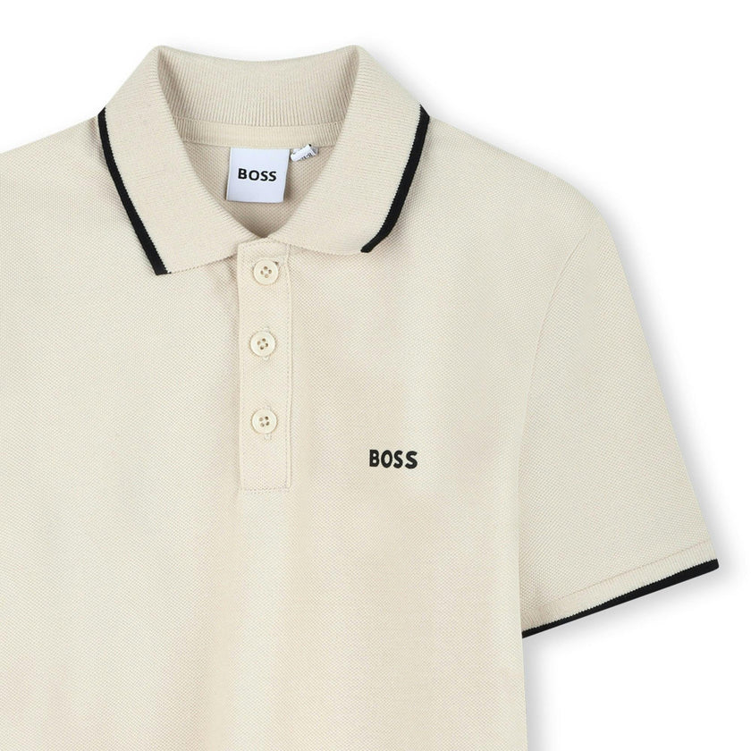 Ivory Short Sleeve Polo Shirt