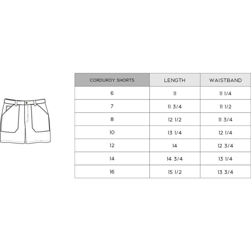 Corduroy Shorts