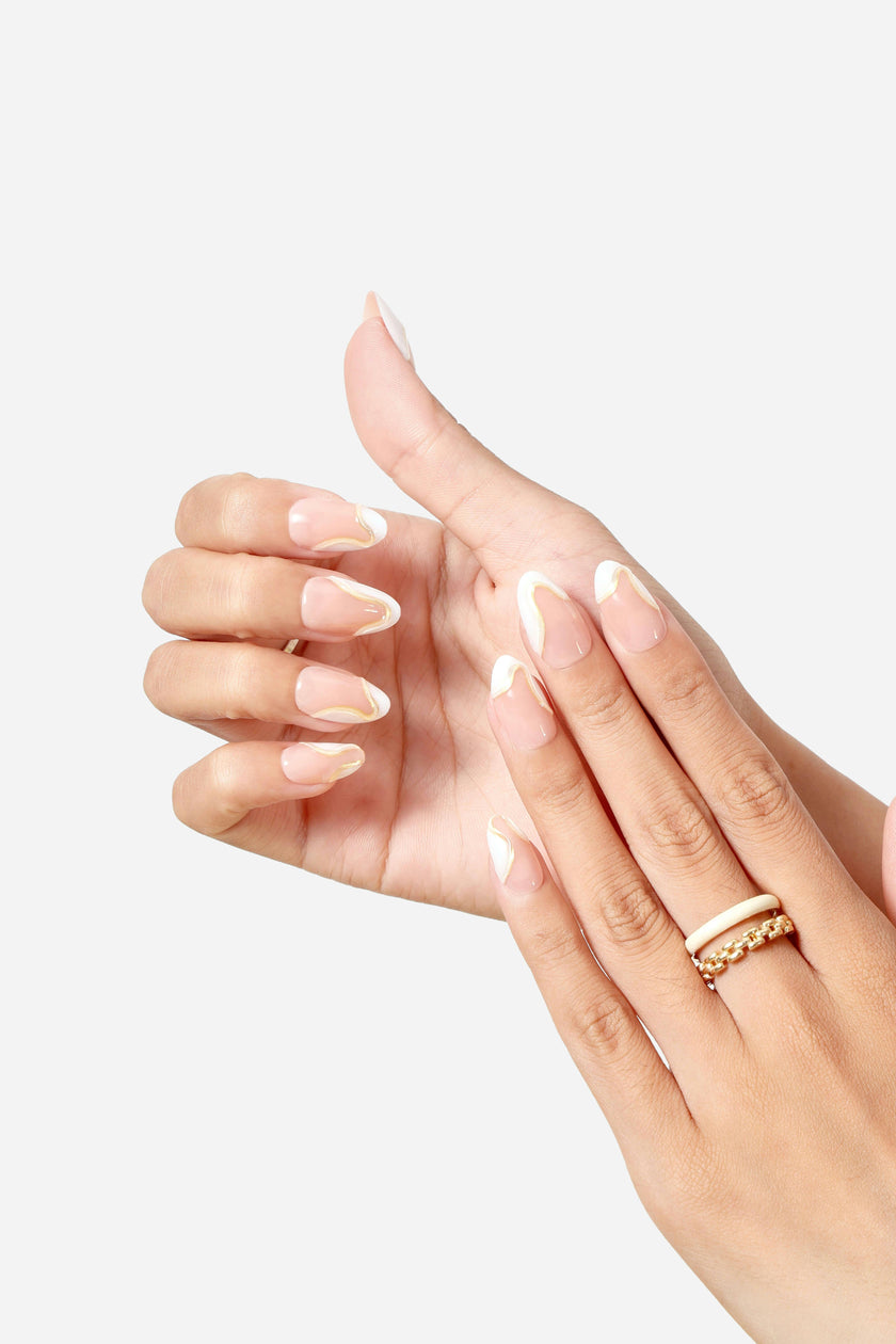 Simple But Make It A Statement - Short Almond Press-On Nails