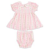 Antoinette Stripe - Smocked Dress Set