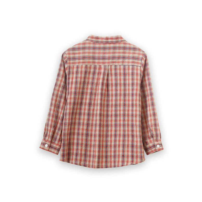 Boys Long Sleeve Check Shirt