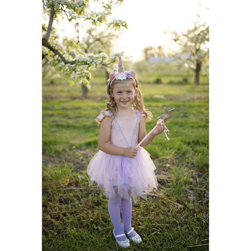 Pink Shimmer Unicorn Dress & Headband
