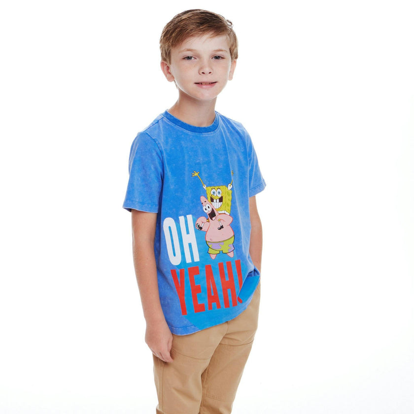 SpongeBob SquarePants™ x Andy & Evan® | Kids (2-12) Acid Wash Besties Tee