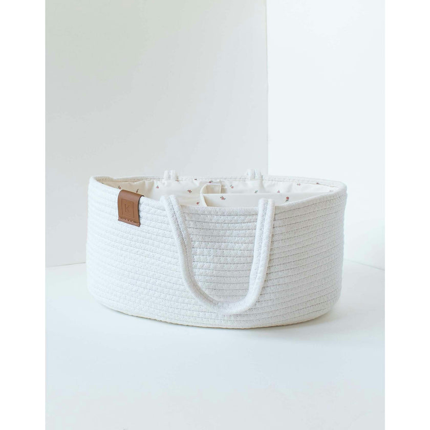 Diaper Caddy Truffle Stripe