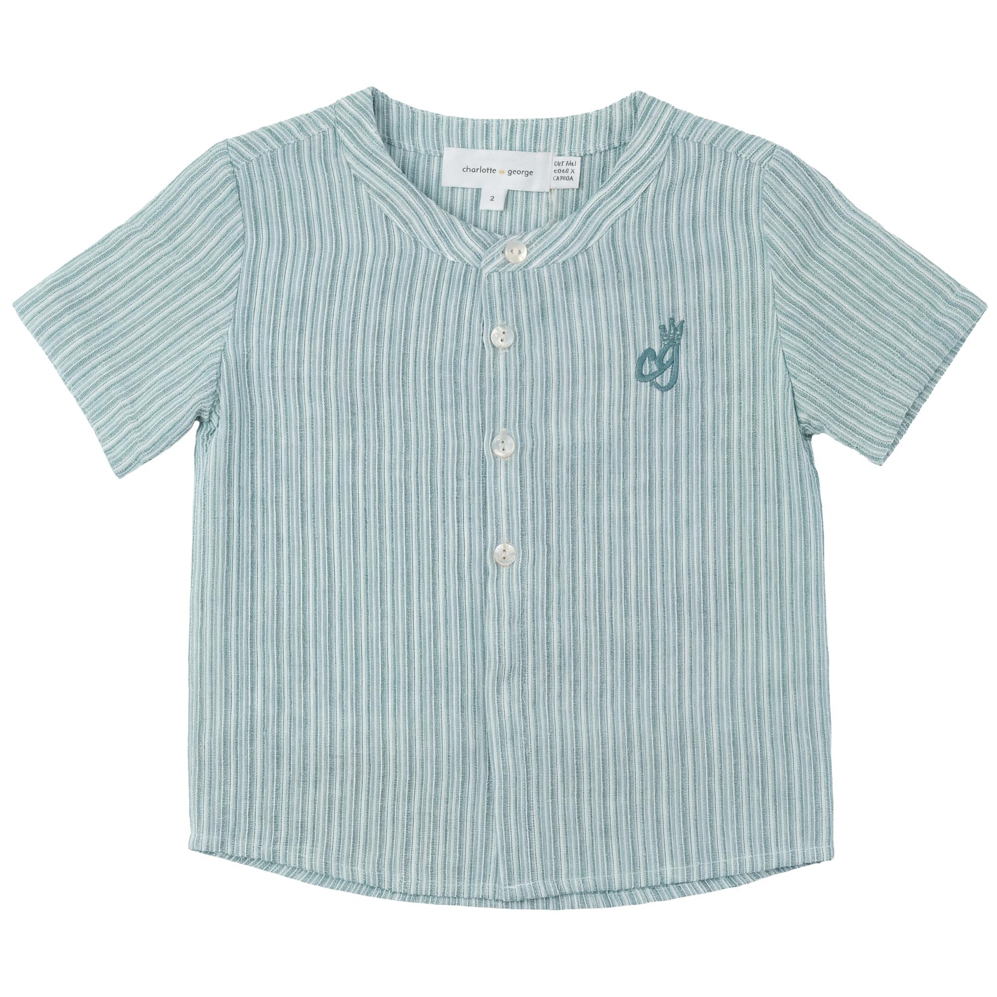 Striped Fabric Shirt