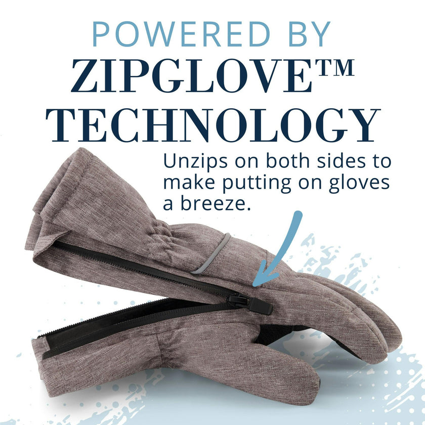 Winter & Ski Glove powered by ZIPGLOVE™ TECHNOLOGY