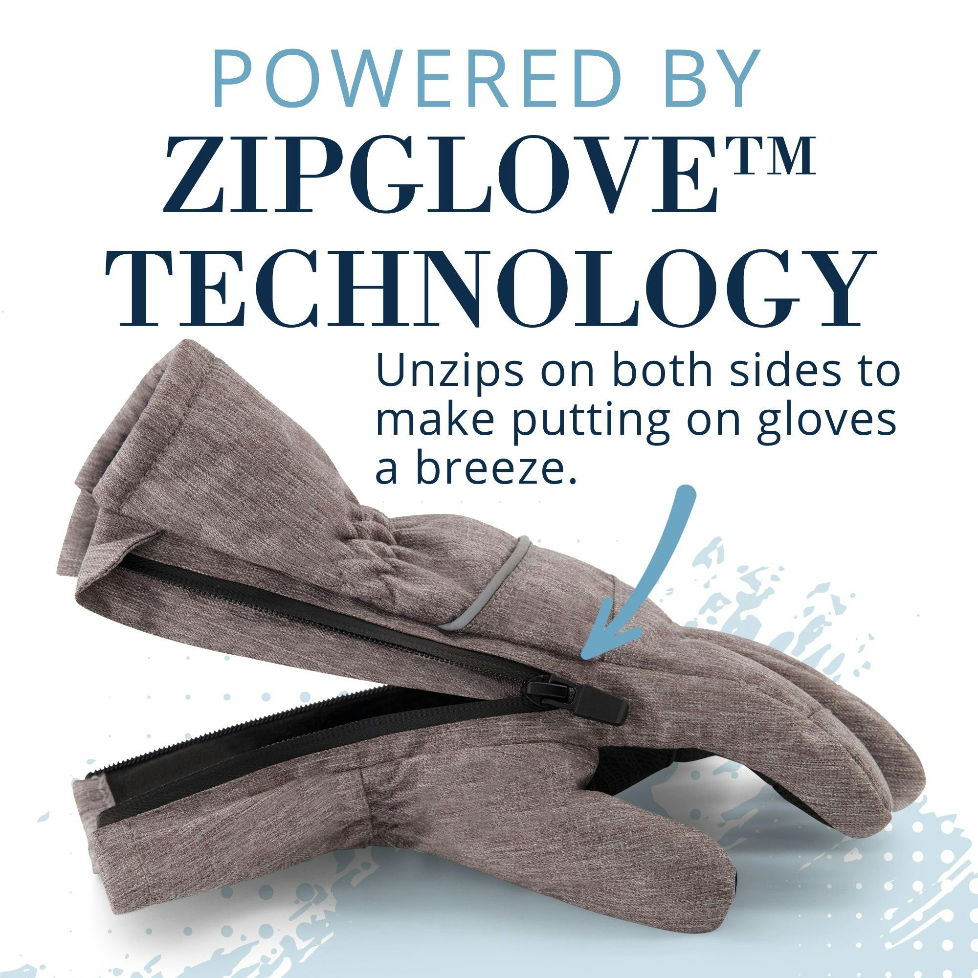 Winter & Ski Glove powered by ZIPGLOVE™ TECHNOLOGY