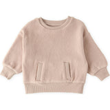 Teddy Fleece Dropped Shoulder Sweatshirt