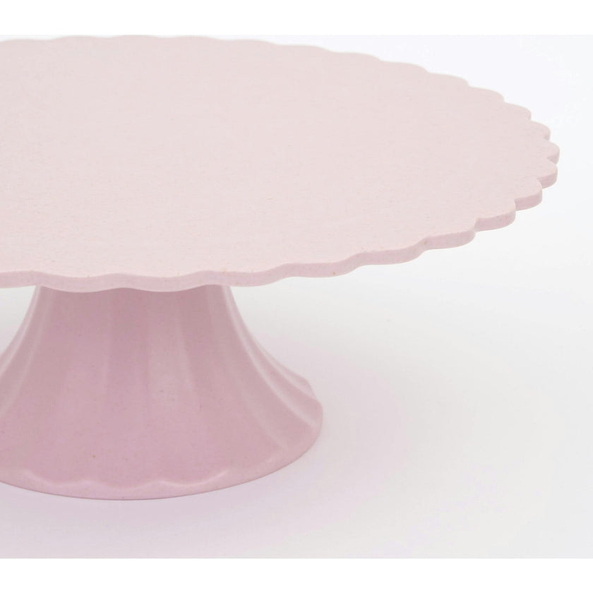 Medium Pink Reusable Bamboo Cake Stand