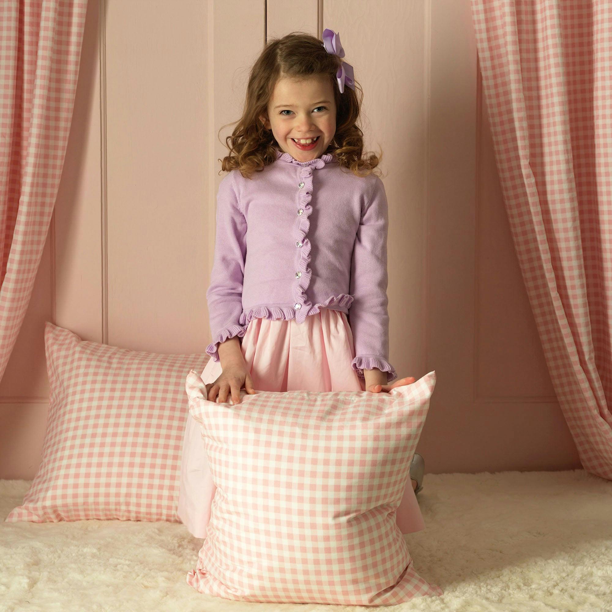 Purple Frill Cardigan
