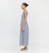 The Cosima Nap Dress - Navy Stripe