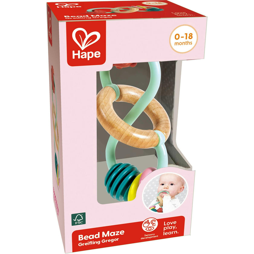 Hape: Bead Maze - Baby Wooden Teething Toy