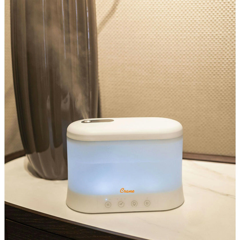 0.5 Gallon Top Fill Cool Mist Humidifier & Essential Oil Diffuser
