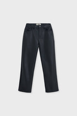 Faux Leather Straight Leg Pant