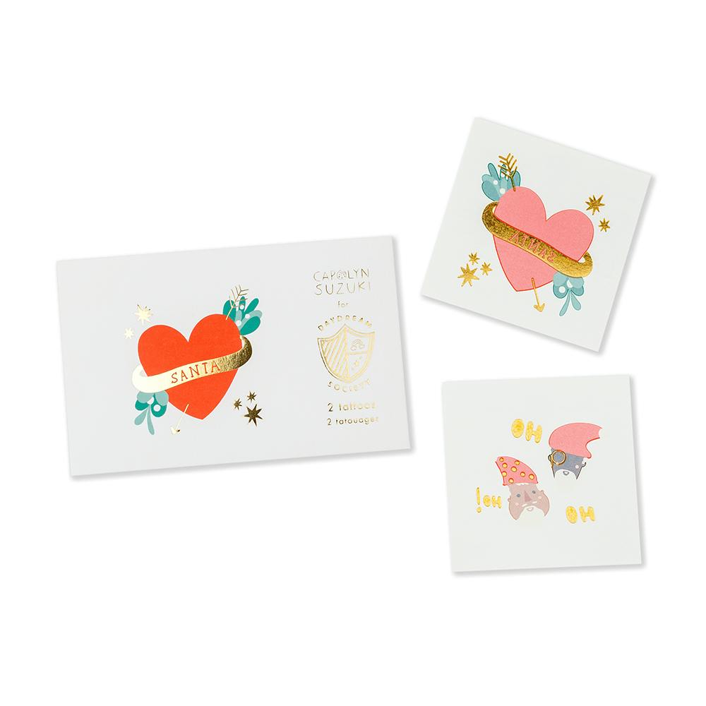 Santa Squad Temporary Tattoos