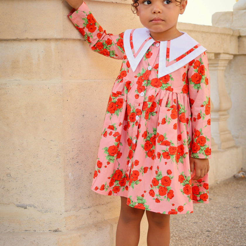 Garden Dress- Vintage Rose