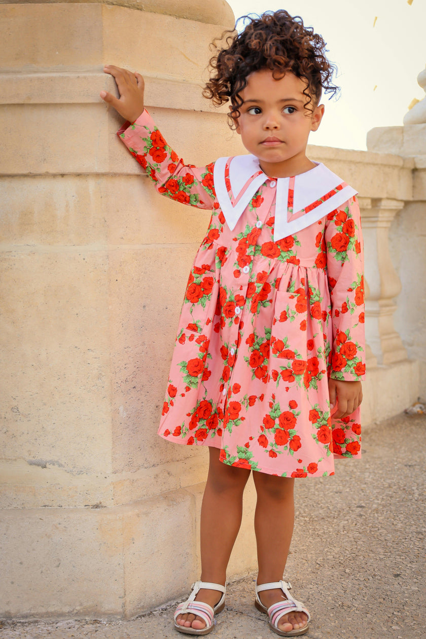 Garden Dress- Vintage Rose