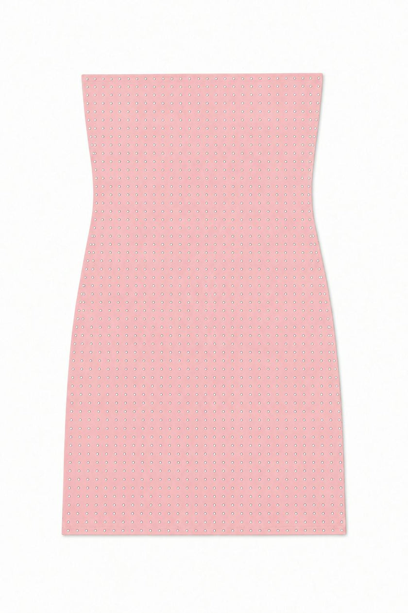 Andi Pink Studded Tube Dress