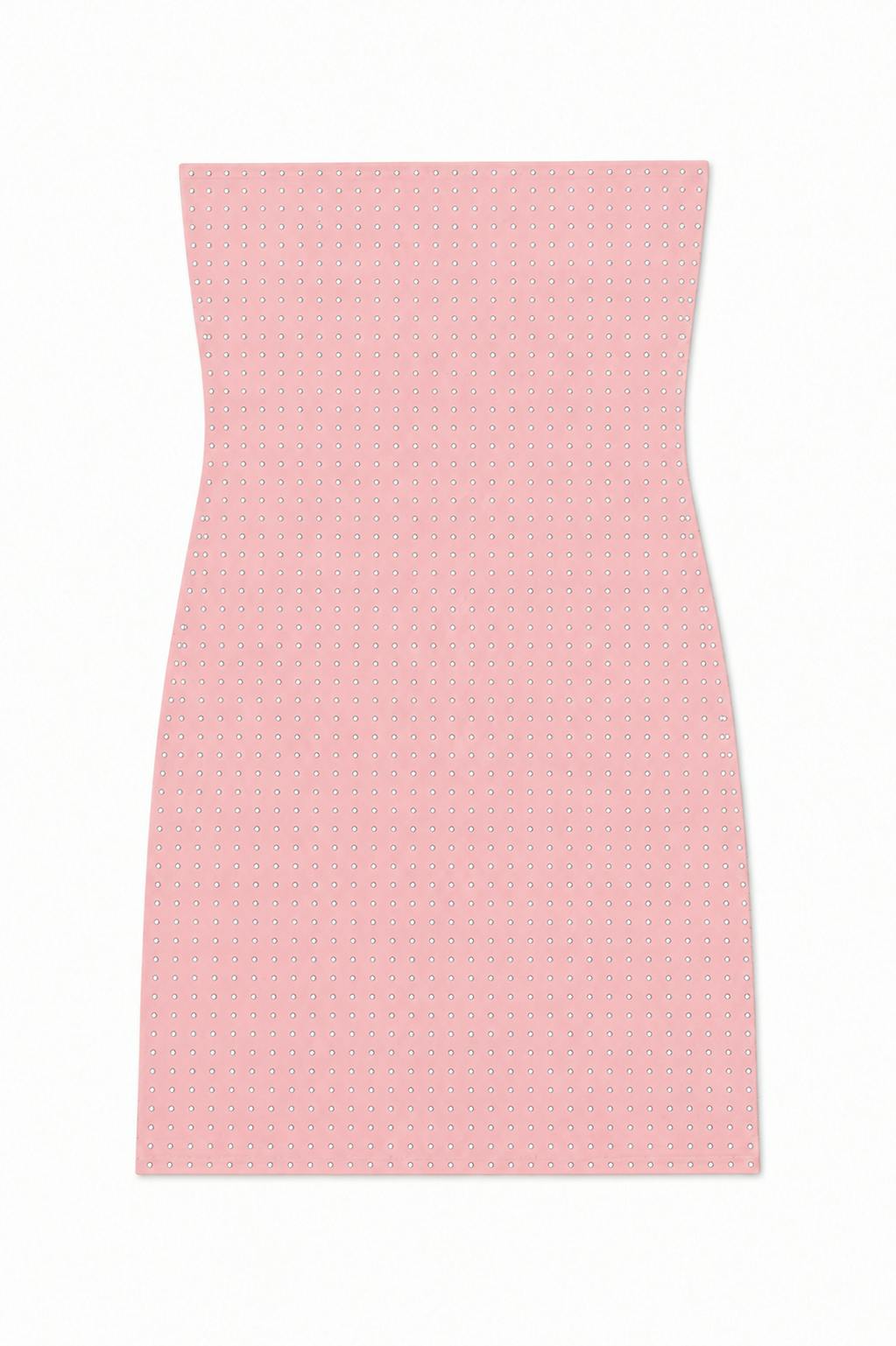 Andi Pink Studded Tube Dress