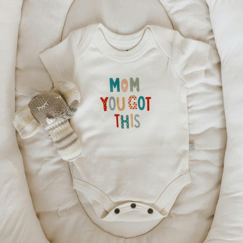 graphic bodysuit | mom you got this