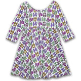 Twirly Dress in Sneakers