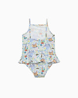 Baby Peplum Swimsuit in London Scenes