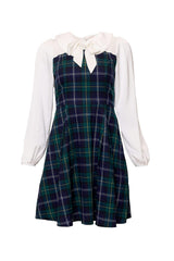 Tawny Dress in Nocturne Plaid