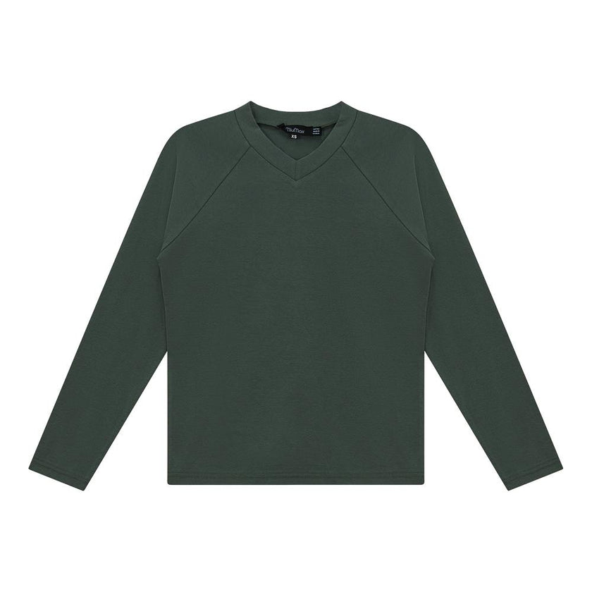 V Neck Raglan Top