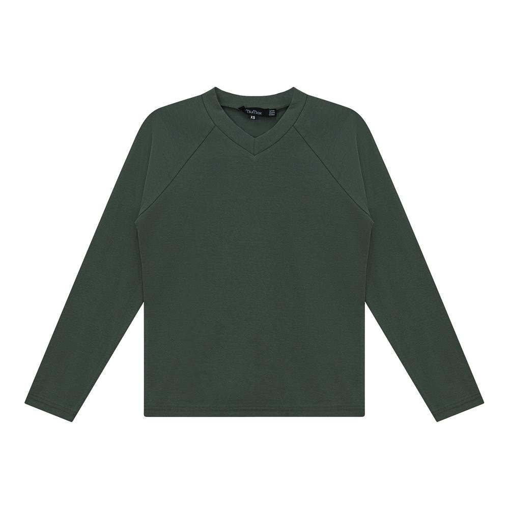V Neck Raglan Top