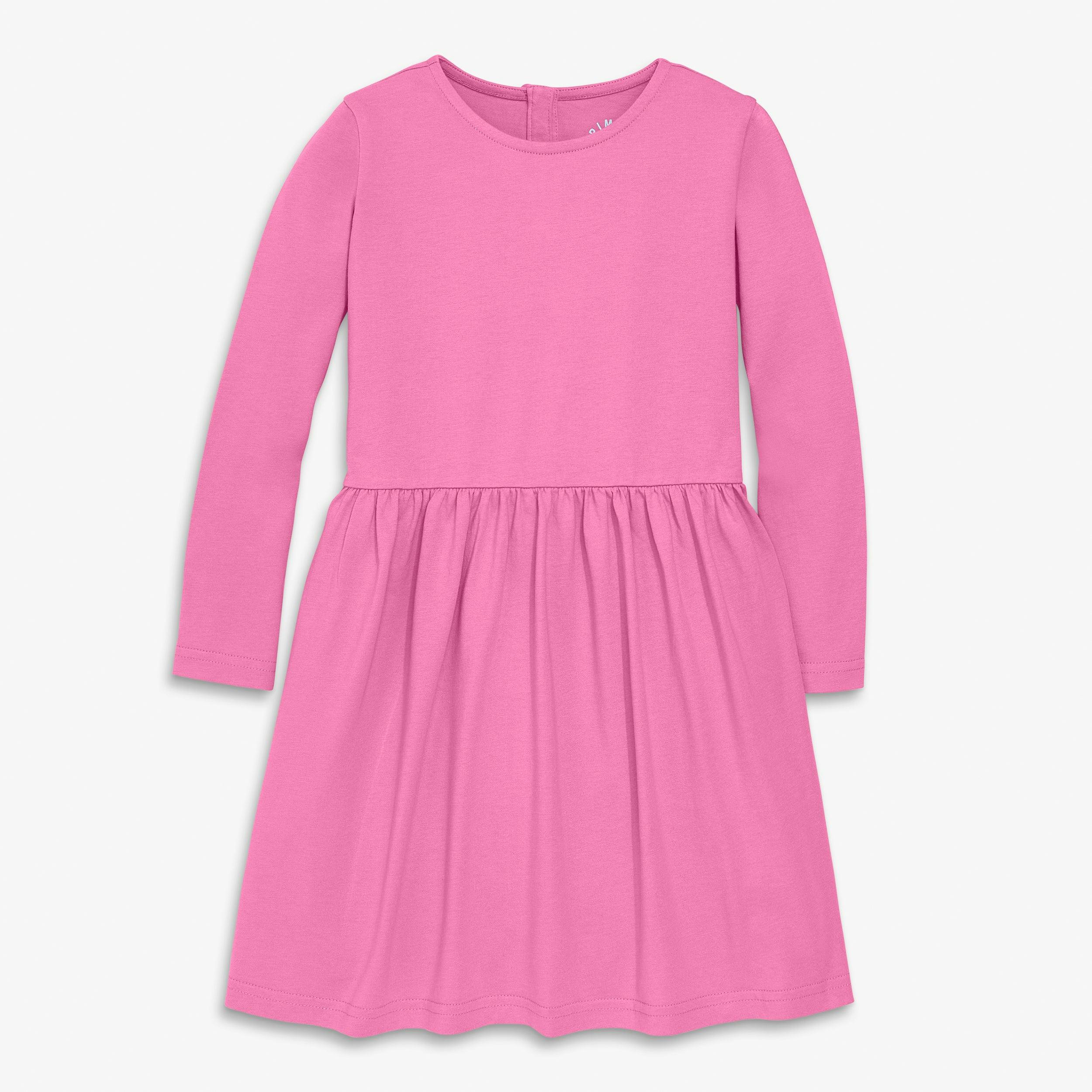 Kids long sleeve perfect pocket dress