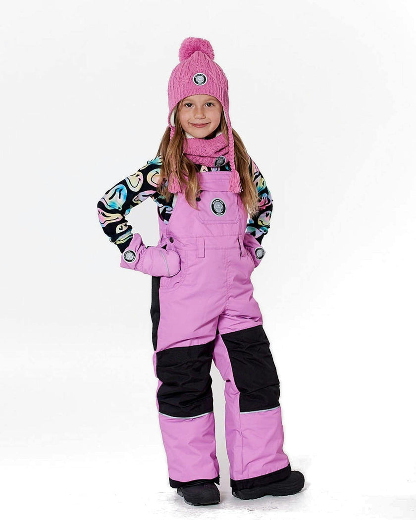 Solid Play Overall Snow Bib Purple