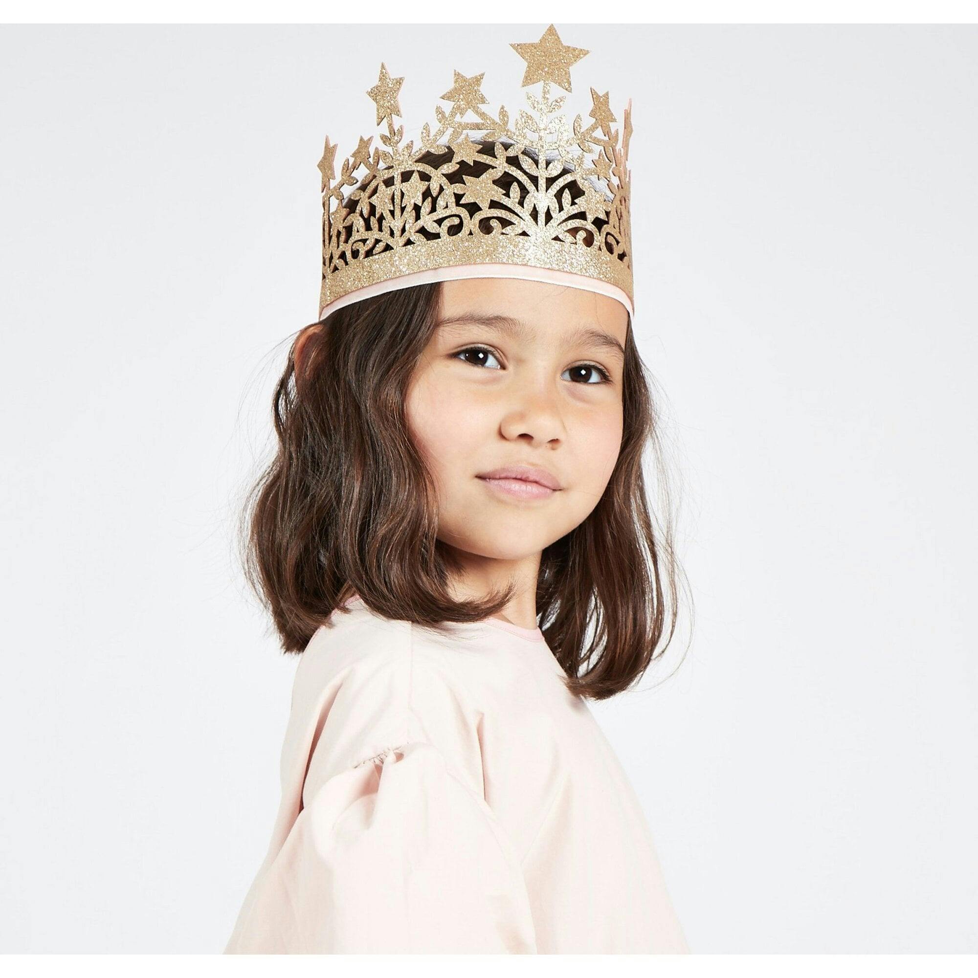 Glitter Fabric Star Crown