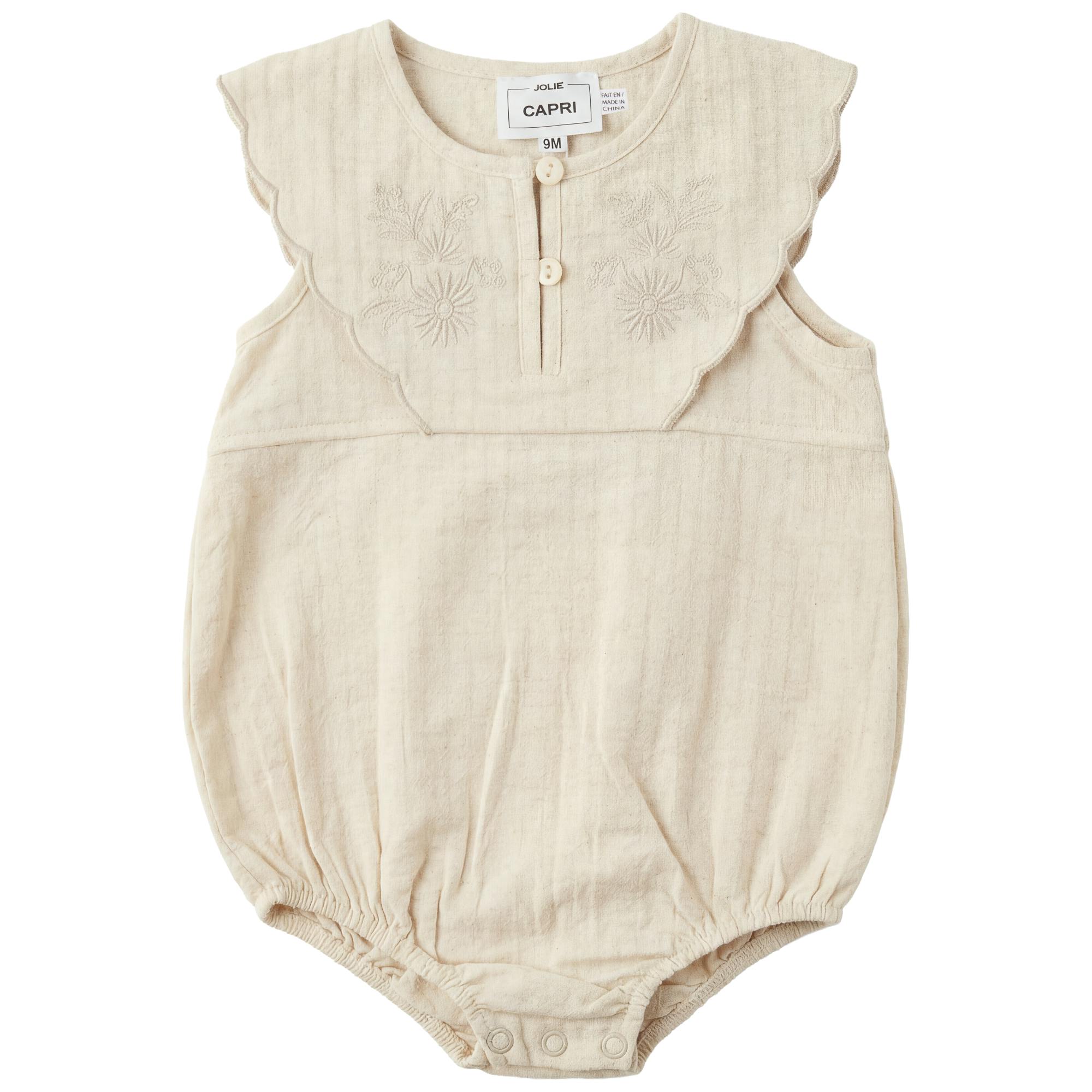 Double Breasted Linen Bubble
