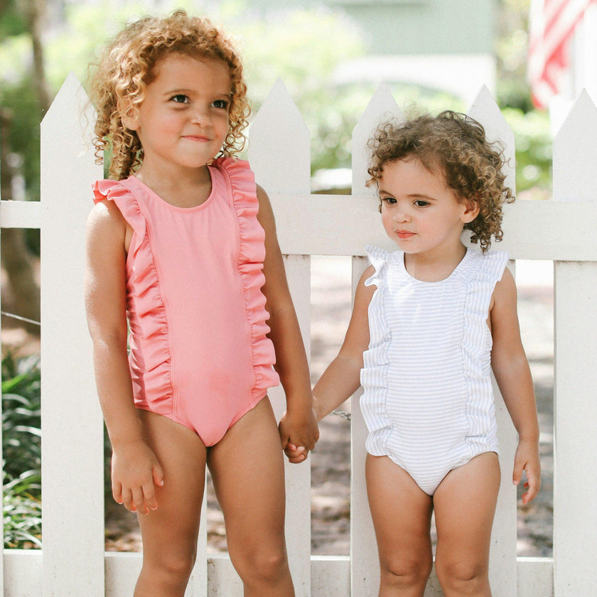Powder Blue Ruffle One Piece