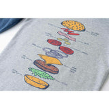 Kids Heather Grey/Navy Jersey Hooded Tee