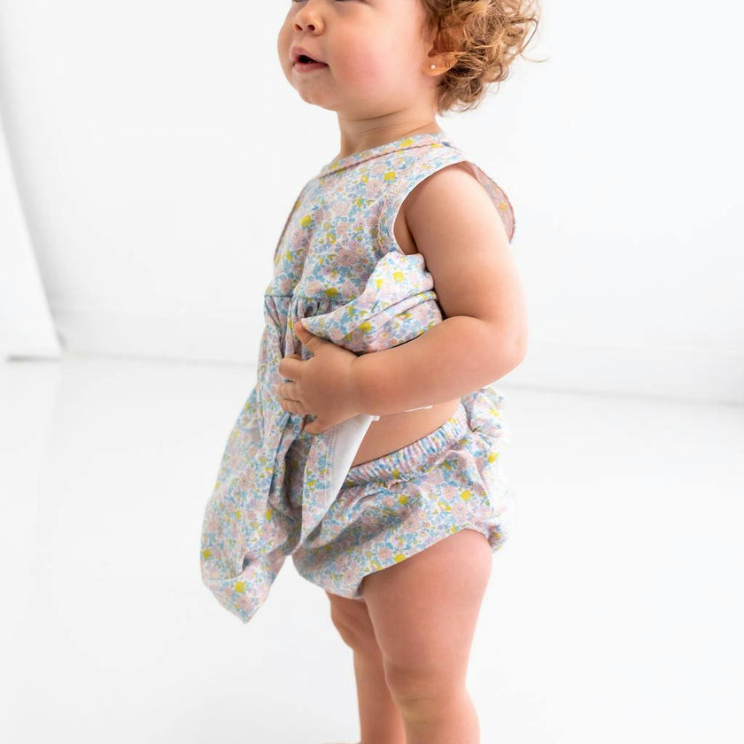 Liberty Pima Cotton Baby Dress w/ Bloomer
