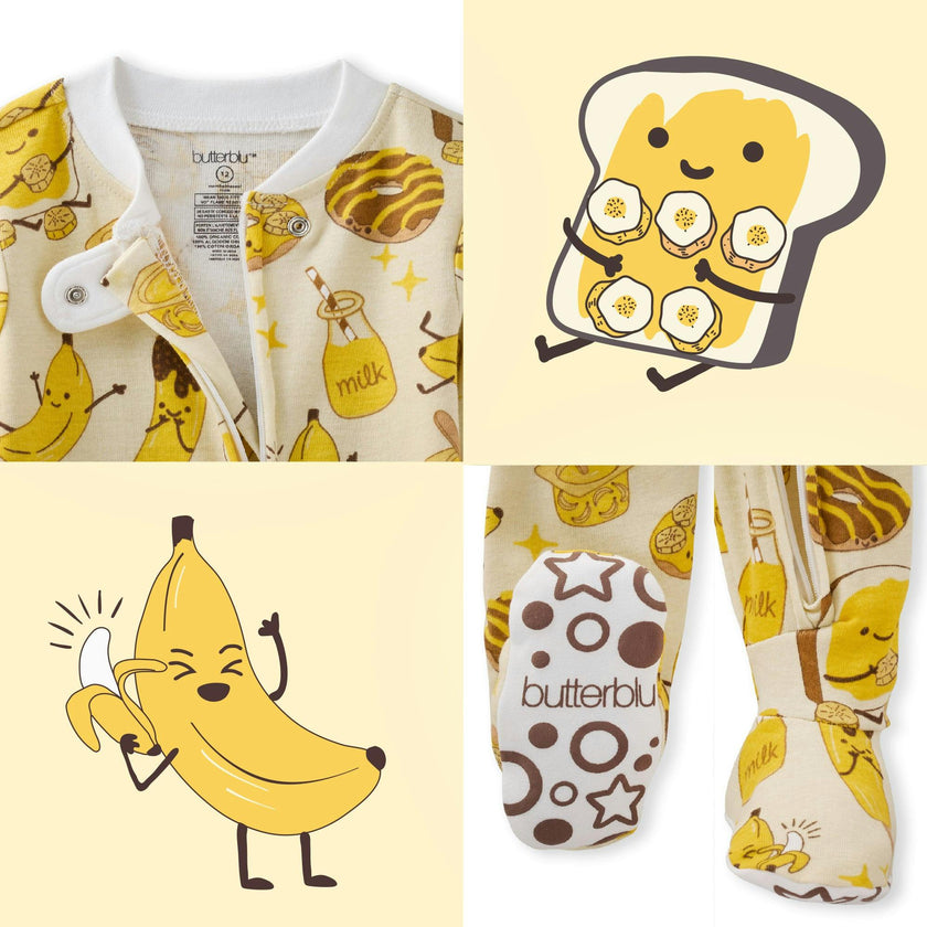 CRUZ Snug Fit Footed Sleeper