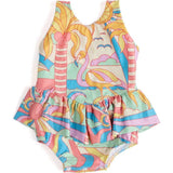 The Paradiso - Girls Ruffle One Piece with Tutu UPF 50+