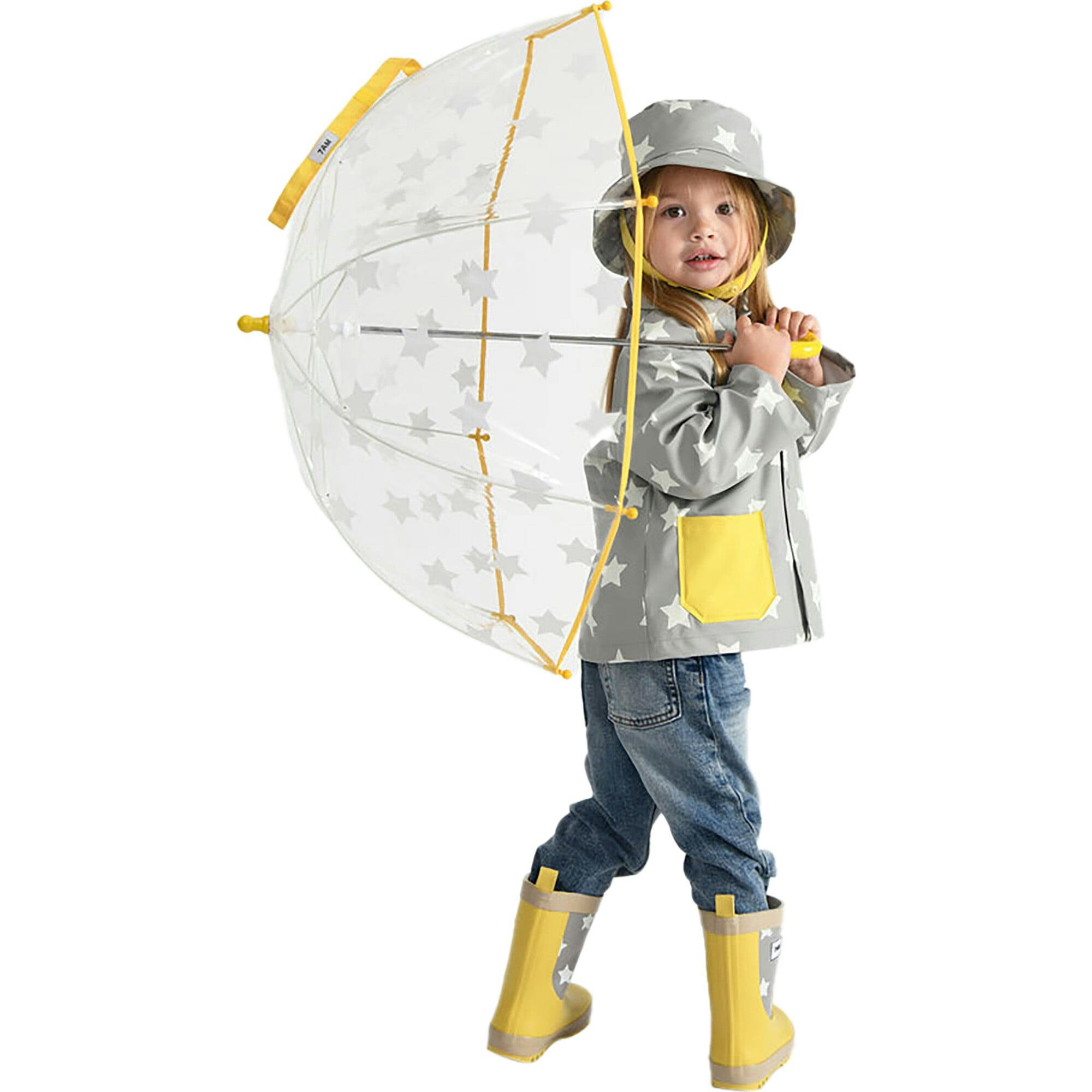 Stars Print Rain Worker Jacket