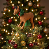 Hand Felted Wool Horse Wreath Christmas Tree Topper