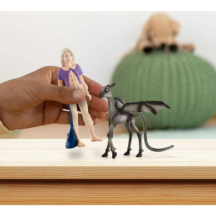 Schleich Wizarding World of Harry Potter: Lovegood & Baby Thestral Figurines
