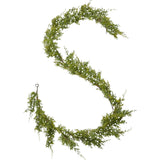 Seeding Winter Juniper Berry Greenery Classic Christmas Garland Holiday Table Runner
