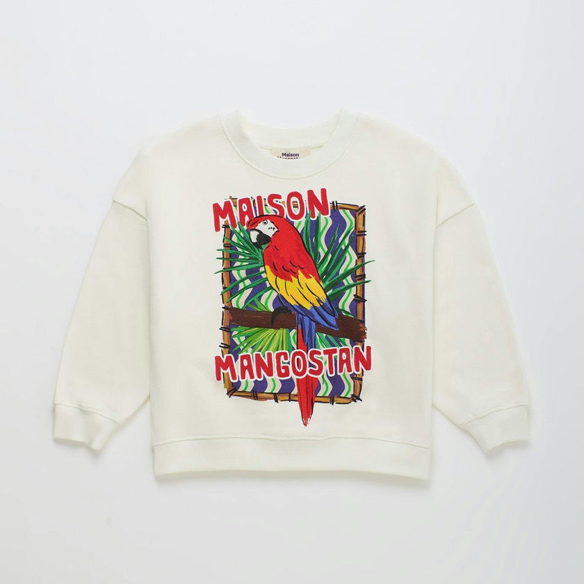 LOROS SWEATSHIRT CLOUDY WHITE