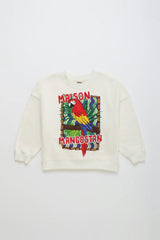 LOROS SWEATSHIRT CLOUDY WHITE