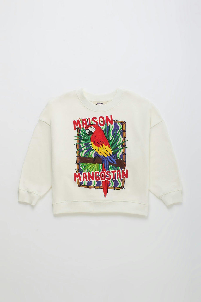 LOROS SWEATSHIRT CLOUDY WHITE